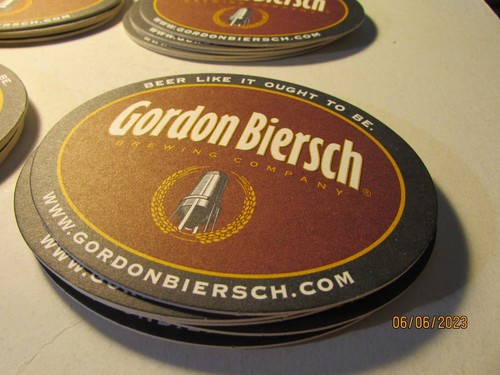 Alfombrillas montaña rusa cerveza GORDON CERVEZA, lote de 25 - nuevas - Imagen 2 de 4