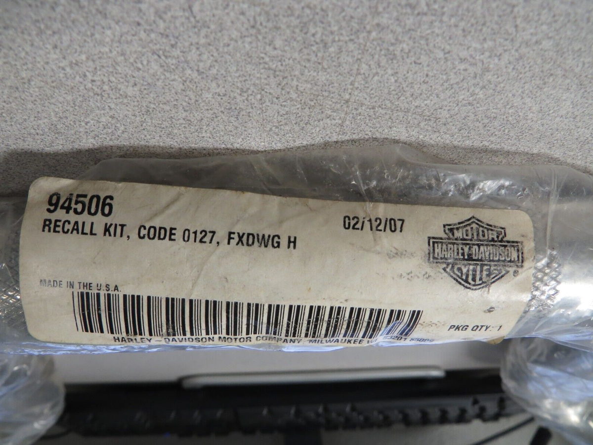 NOS Harley Davidson OEM Handlebar Recall Kit Code 0127 06-07