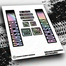 GabelAufkleber ROCKSHOX 35 2023-2024  Set Decals Stickers  autocollants WP444