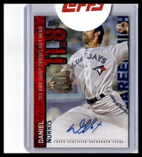2015 Topps Daniel Norris Career High Autographs Series 2  #CHA-DN