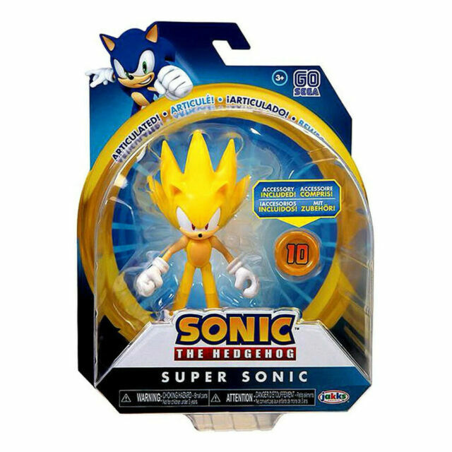 Super Sonic w/ Super Ring 4-inch Figure - JAKKS Pacific, Inc.