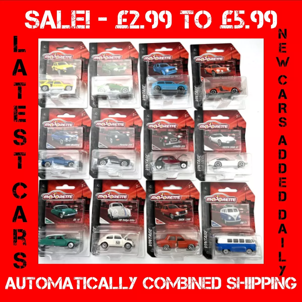 *SALE* Majorette Cars & Bus - NEW - £1.99 to £5.99 - Pay One P&P Price!