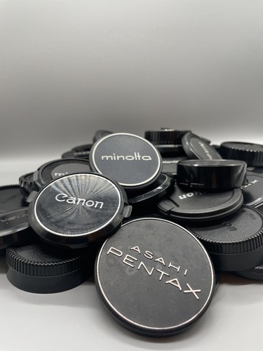 Various Brand & Size  Used Camera Lens Cap 1P " Free shipping to Japan Only"