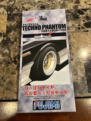 1/24 Fujimi #19338 Techno Phantom 14  Tire & Wheel Set (4)