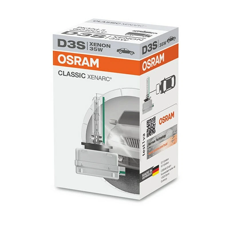 OSRAM XENON XENARC® D3S SCHEINWERFER CLASSIC LAMPE BRENNER 66340CLC - Bild 4 von 4