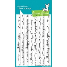 Clear Stamps - Scripty Sayings LF844