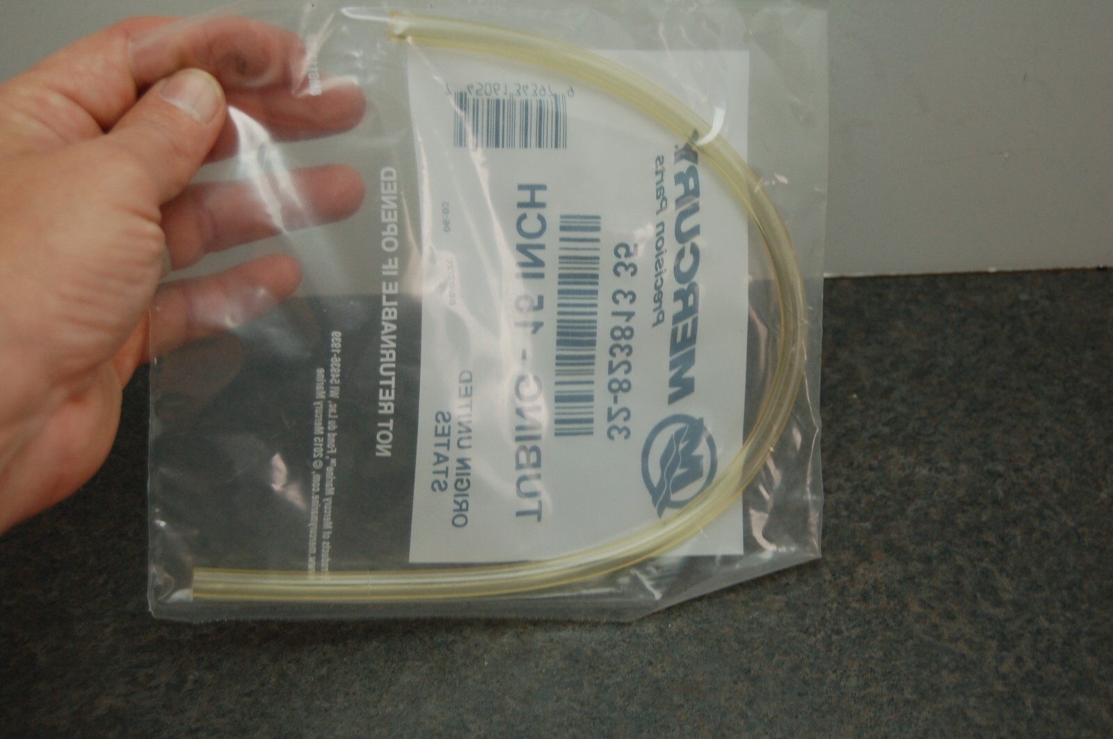 NEW GENUINE MERCURY QUICKSILVER 32-82381335 TUBING 15" FACTORY MARINE OEM PARTS