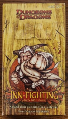 Dungeons & Dragons: Inn-Fighting D&D Dice Game: Complete - 2007 WOTC RARE
