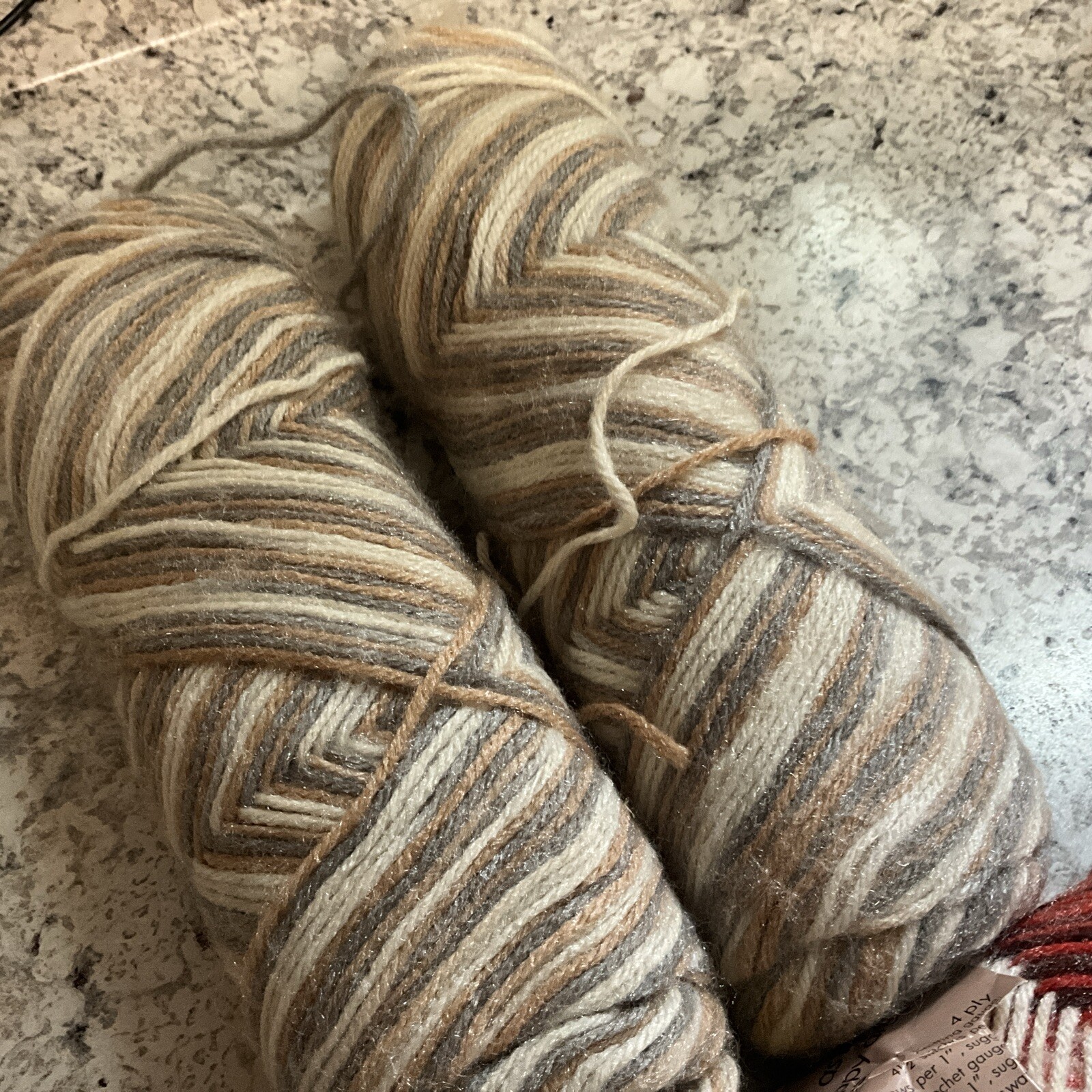 Vintage Caron Dazzleaire Yarn 4 Ply 2 Skeins RUSSETS & 2 Skeins Caron 4 Total eBay