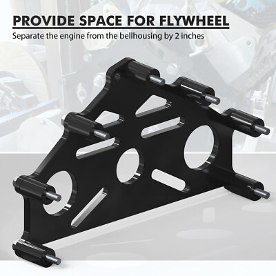 Billet Engine Stand Adapter Chevy LS1 BBC SBC LS Duramax 4.8 5.3 - Foto 8