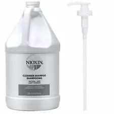 NIOXIN System 1 Cleanser Shampoo 1 Gallon (128 oz) OR 33.8 oz X 4PCS) with Pump