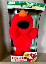 TYCO Sesame Street Tickle Me Elmo Talking Interactive Plush 1996 MPN 62715