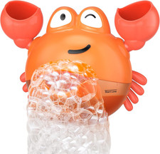 Bath Toy, Crab Bath Bubble Maker for Baby, Toddlers 1-3, Infants, Kids, Automati