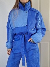 Colmar 90s Retro Vintage Skianzug Skioverall Schneeanzug Ski Anzug blau 38
