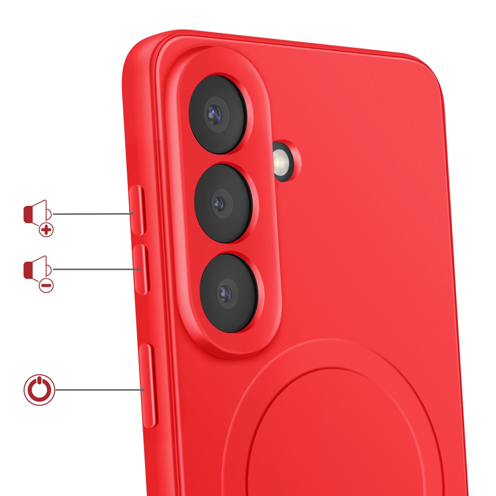 Coque Avizar pour Galaxy S26 rigide transparente compatible PixelSnap - 3