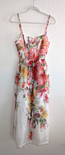 Fashion Nova Spring Floral Print Lined Tulle Dress Size M
