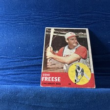 1963 Topps Gene Freeze Cincinnati Reds 3rd Base #133