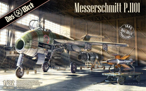 Das Werk 1/32 German Messerschmitt P.1101 2 in 1 Kit DW32002'