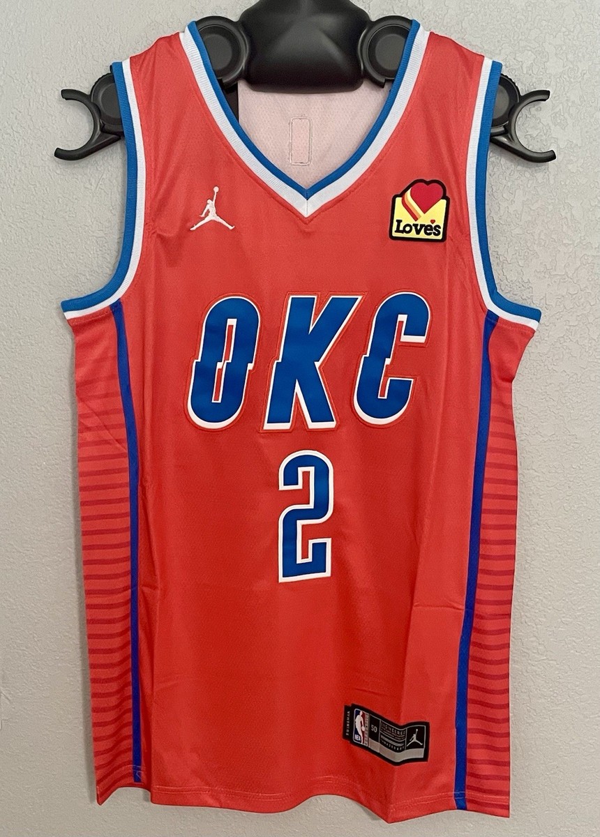 Gilgeous-Alexander ユニフォーム オレンジM Autographed Oklahoma City Thunder Shai Gilgeous-Alexander