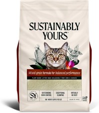 Sustainably Yours Natural Cat Litter, Multi-Cat, 13 lbs