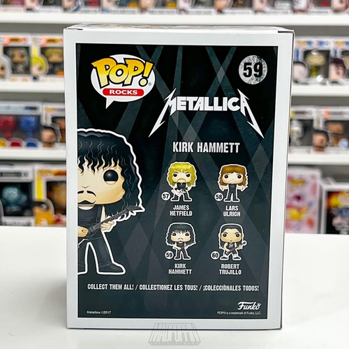 Funko Pop Rocks Metallica Kirk Hammett #59 Figura Vinilo Coleccionable Nuevo En Caja - Imagen 4 de 8