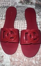 Red Dolce & Gabbana Slides Size 10