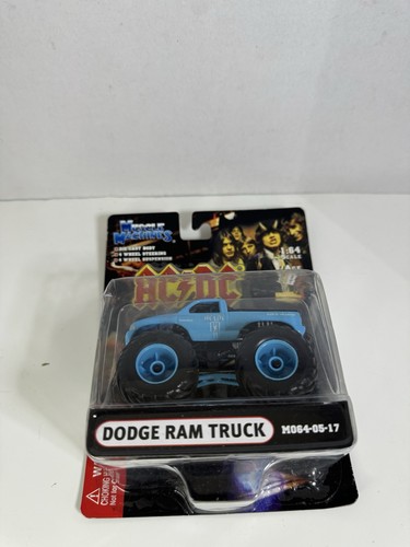 MUSCLE MACHINES MONSTER TRUCK 1/64 DODGE AC/DC SET OF 3 VINTAGE ROCK BAND RARE - Picture 24 of 24