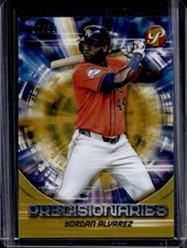 2025 Topps Pristine Yordan Alvarez Precisionaries Gold Refractor #/50 Astros
