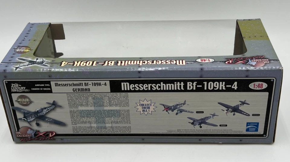 21st Century The Ultimate Soldier 1:48 WWII German Messerschmitt Bf-109K-4 NIB - Image 4 of 4