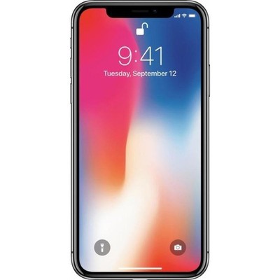 Apple iPhone X A1865 (Fully Unlocked) 64GB Space Gray (Excellent