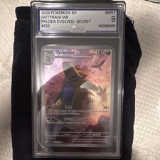 Tyranitar 222/193 SV02: Paldea Evolved Secret Rara Holo Inglese 2023 Asso 9