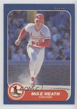 1986 Fleer Update Factory Set Mike Heath #U-50