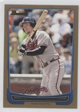 2012 Bowman Gold Border Chipper Jones #91 HOF 0l2