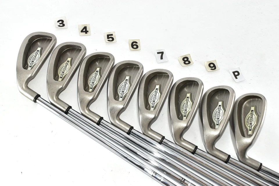 Callaway X-12 8p 3-4-5-6-7-8-9-Pw LH Golf Men Club Iron Set M10DB Stiff Regular - Image 2 of 4