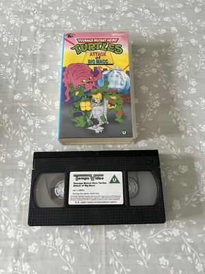 TEENAGE MUTANT HERO TURTLES - ATTACK OF BIG MACC VHS TAPE