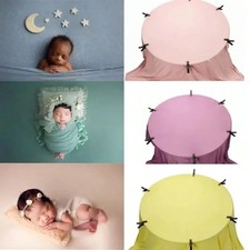 Newborn Photography Backdrop Blanket Wrap Set Soft Fabrics Shoot Studio Accessor