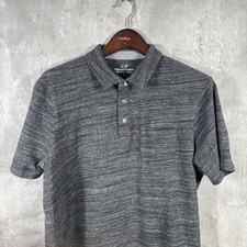 Vineyard Vines Shirt Mens Large Polo Heather Gray Short Sleeve Casual