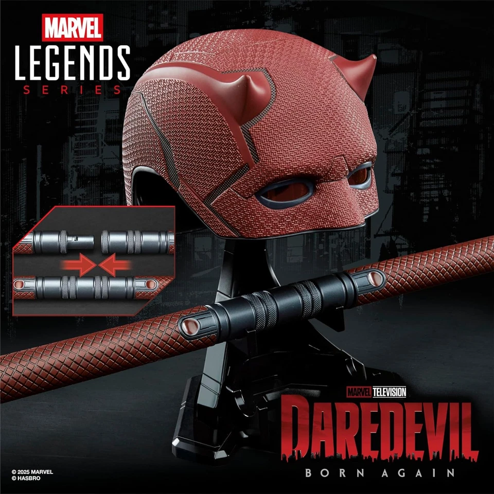 Marvel Legends Series Daredevil: Born Again Premium Roleplay Mask and Billy Club - Image 3 of 4