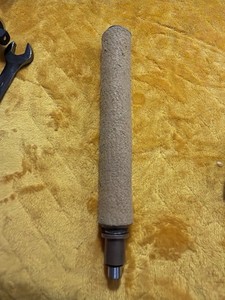 Lot Of 2 Felt Polishing Rollers / Burnishing Wheels.industrial 1/2”shaft-used