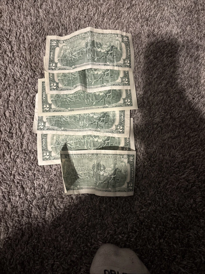 collection of vintage 2 dollar bills - Image 2 of 2