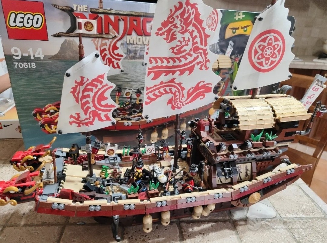 LEGO NINJAGO Movie Set 70618 completo con minifigure, scatola e istruzioni