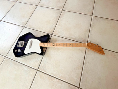 Loog elektrische Gitarre / Guitar Kindergitarre+App  Pro Electric Black (LGPREK)