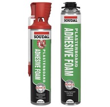Soudal Genius Gun Plasterboard Adhesive Foam Pack Of 6