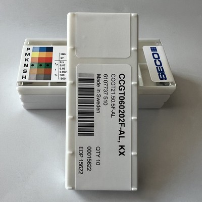 SECO / CCGT060202F-AL,KX / Original genuine CNC alloy blade 10 Pcs