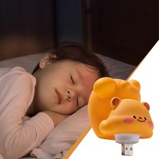 Bear Night Light Voice Control Kids Night Light USB 7 Color Changing charming
