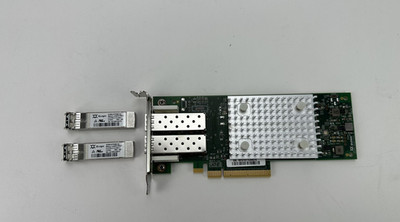Dell QLogic Dual Port Fibre Channel 16Gb QLE2692 PCI-e 3.0 HBA FC LP with SFP+