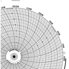 HONEYWELL BN  24001660-036 Circular Paper Chart, 24 hr, 100 pkg 5MEE7