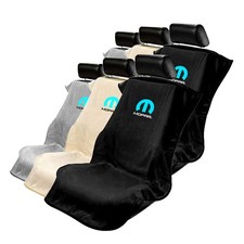Seat Armour Set Of 2 Cloth Seat Cover Towels Fit For Universal - Mopar Logo