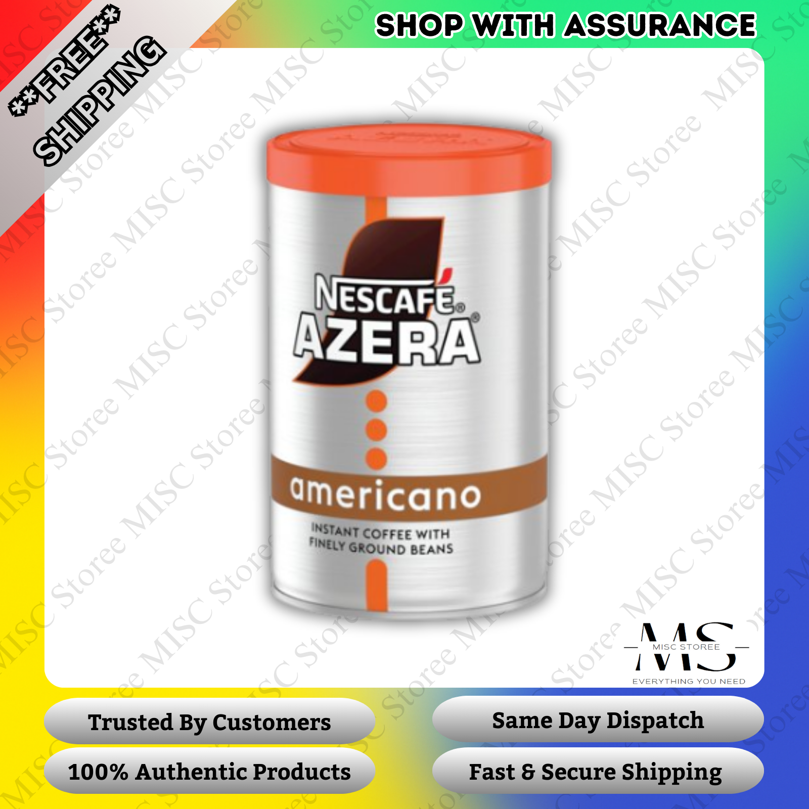 Nescafe Azera Americano 90g | Barista Instant Coffee | 50 Cups | Smooth - Image 2