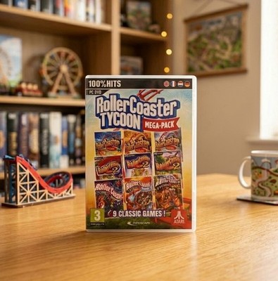 Atari RollerCoaster Tycoon Mega Pack PC DVD 9 Classic Games